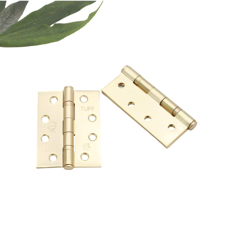 CE11 Mild Steel BB Butt Hinge - Satin Brass