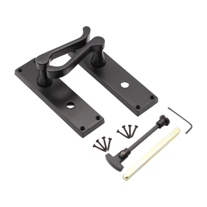 Lever on Backplate Door Handle Home Decor