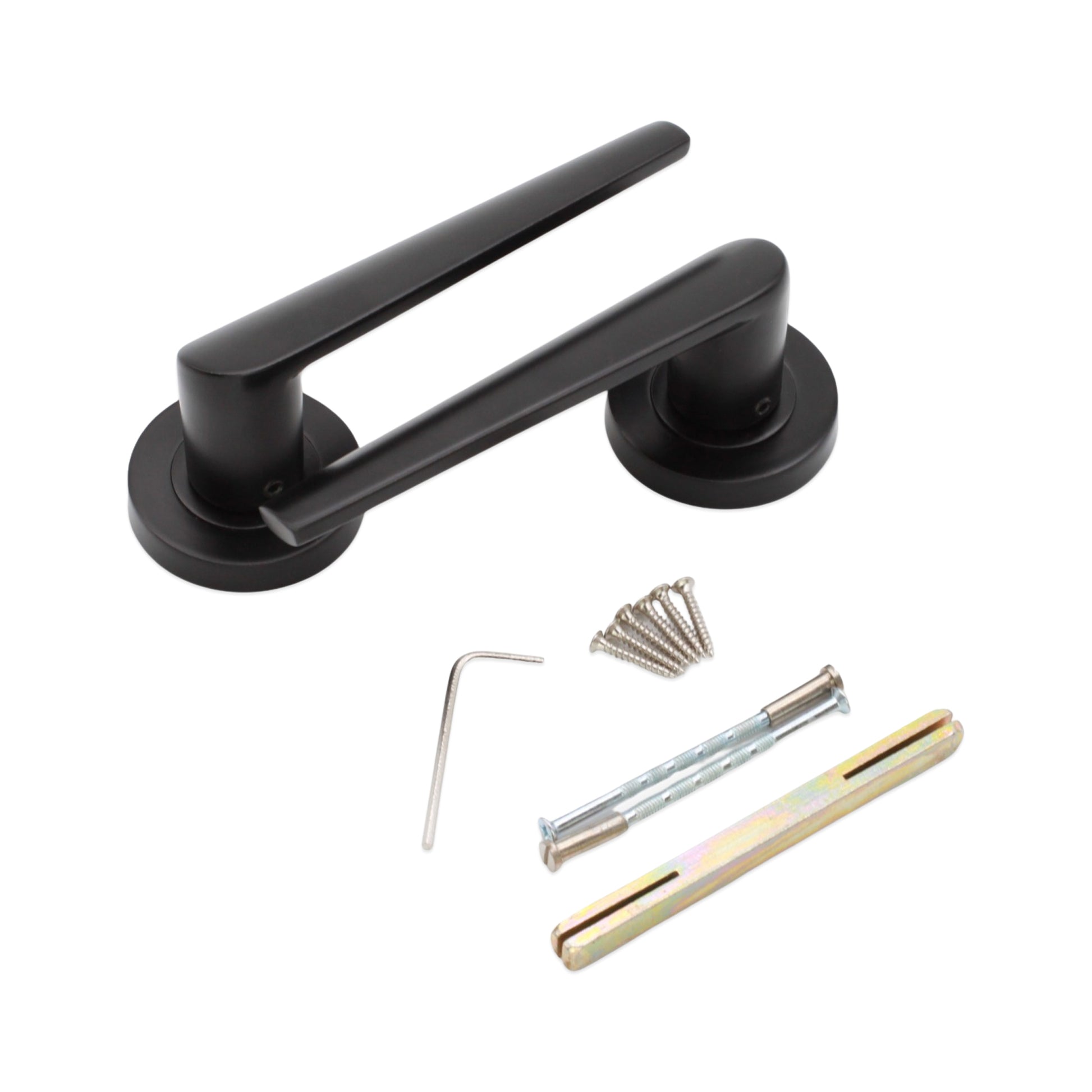 Lever on Rose Door Handle Home Decor