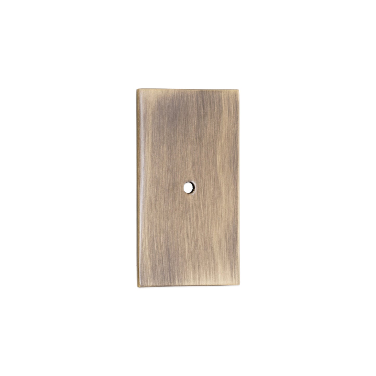 Rectangle Backplate for Cupboard Knobs Antique Brass
