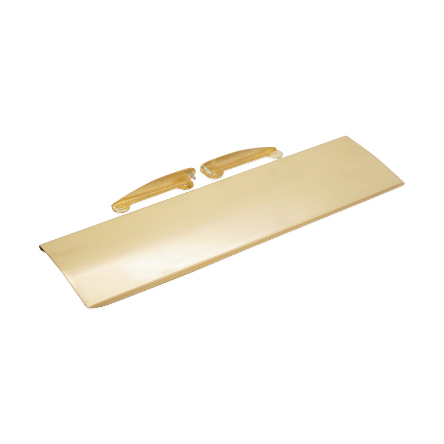 Tidy Flap Letter Plate Cover Polished Brass Home Decor