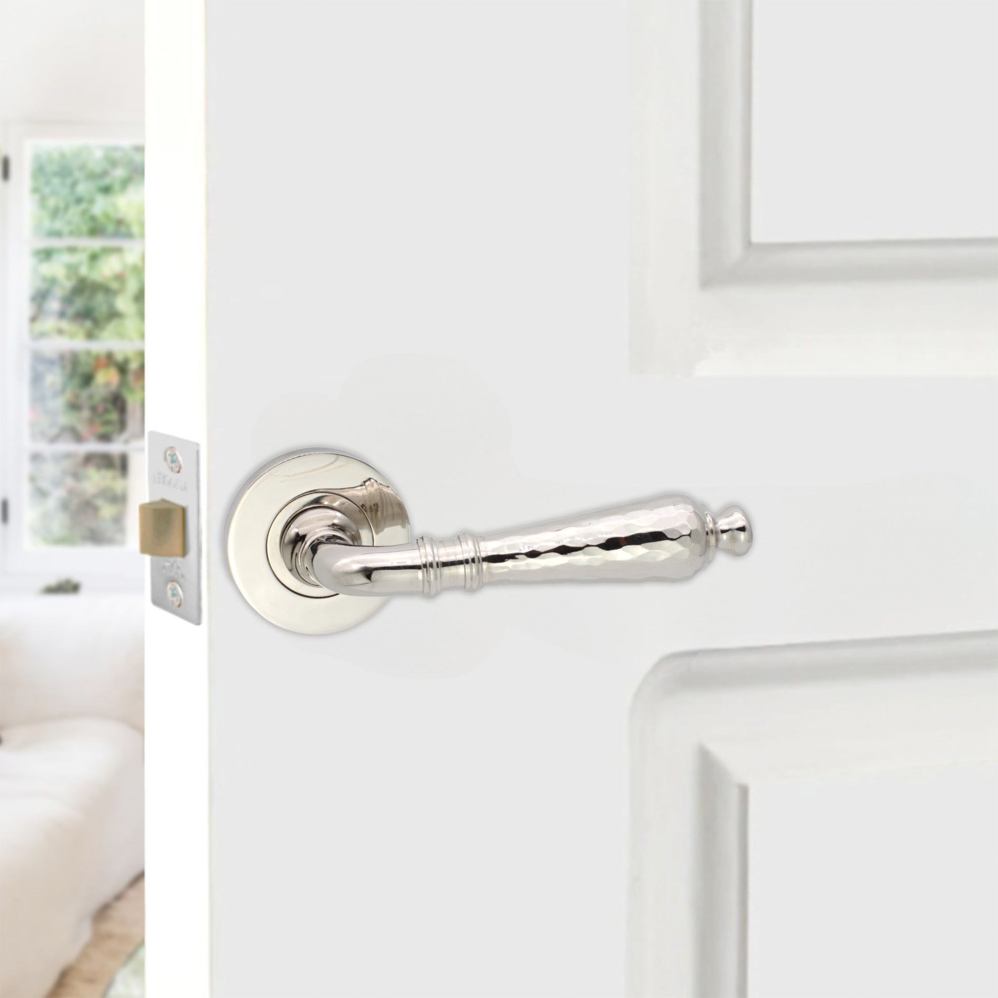 Lever on Rose Door Handle Home Decor