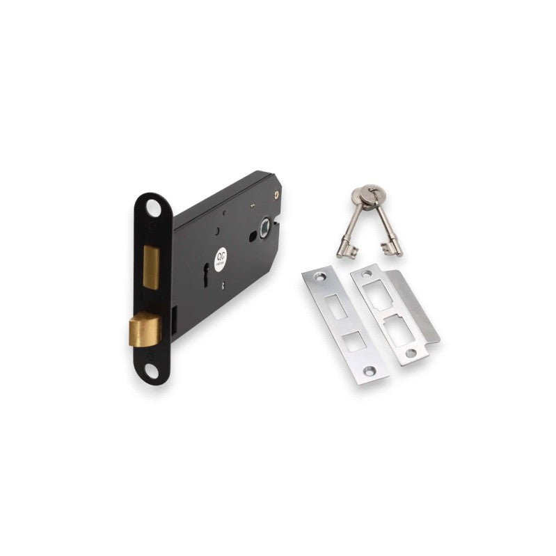 3 Lever Horizontal Sash Lock 6" Polished Chrome