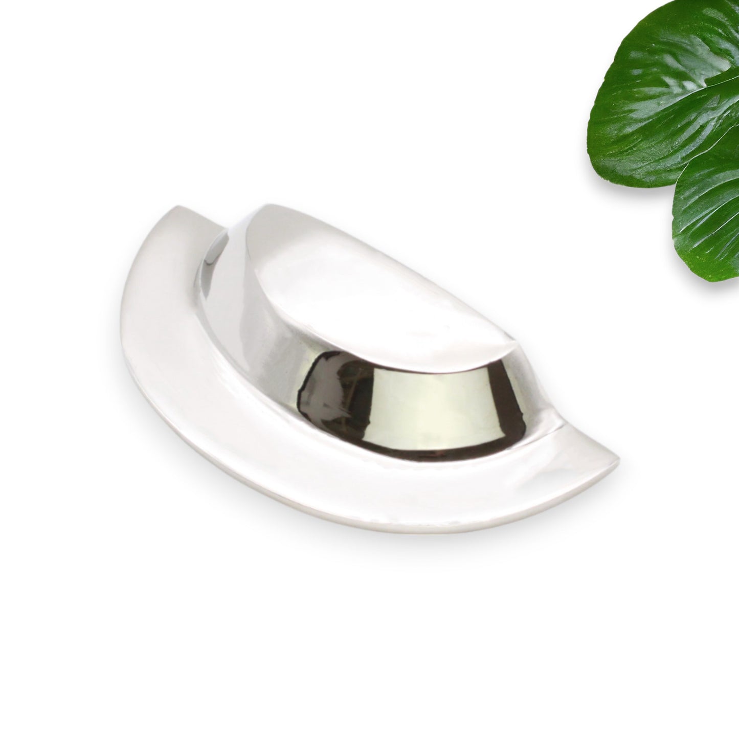 Slim Cup Handle Large Polished Nickel