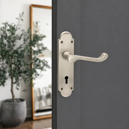 Oakley Lock Hebelgriff Satin Nickel