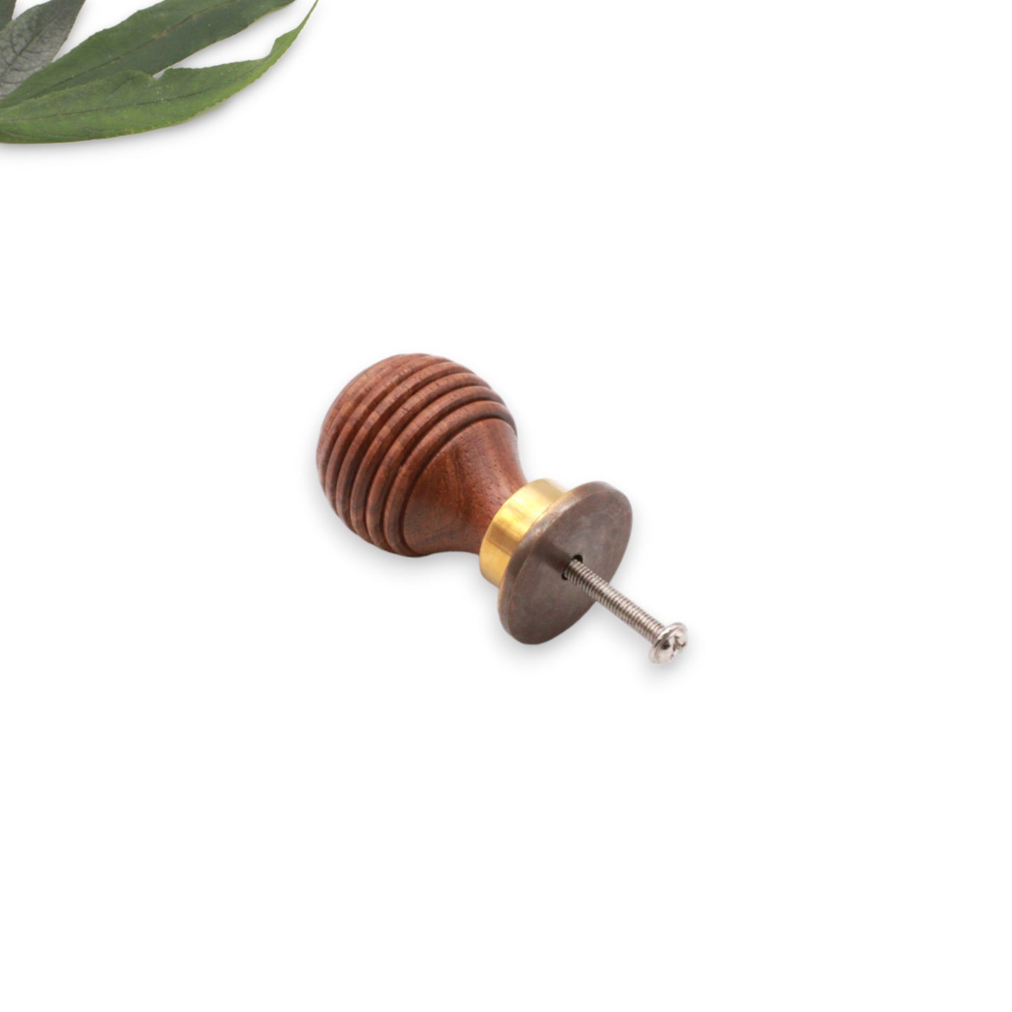 Rosewood Preston Small Cupboard Knob Aged Brass