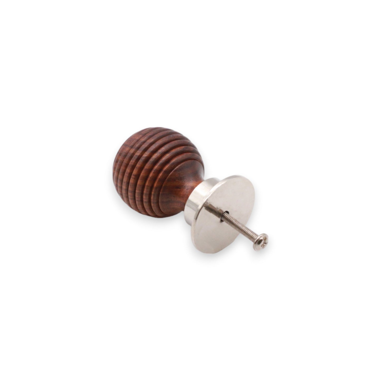 Rosewood Preston Large Cupboard Knob Polished Nickel