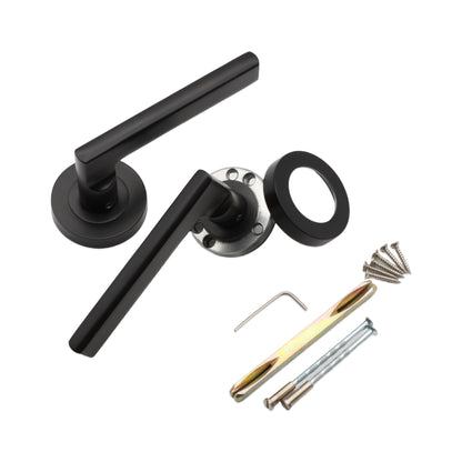 Lever on Rose Door Handle Home Decor