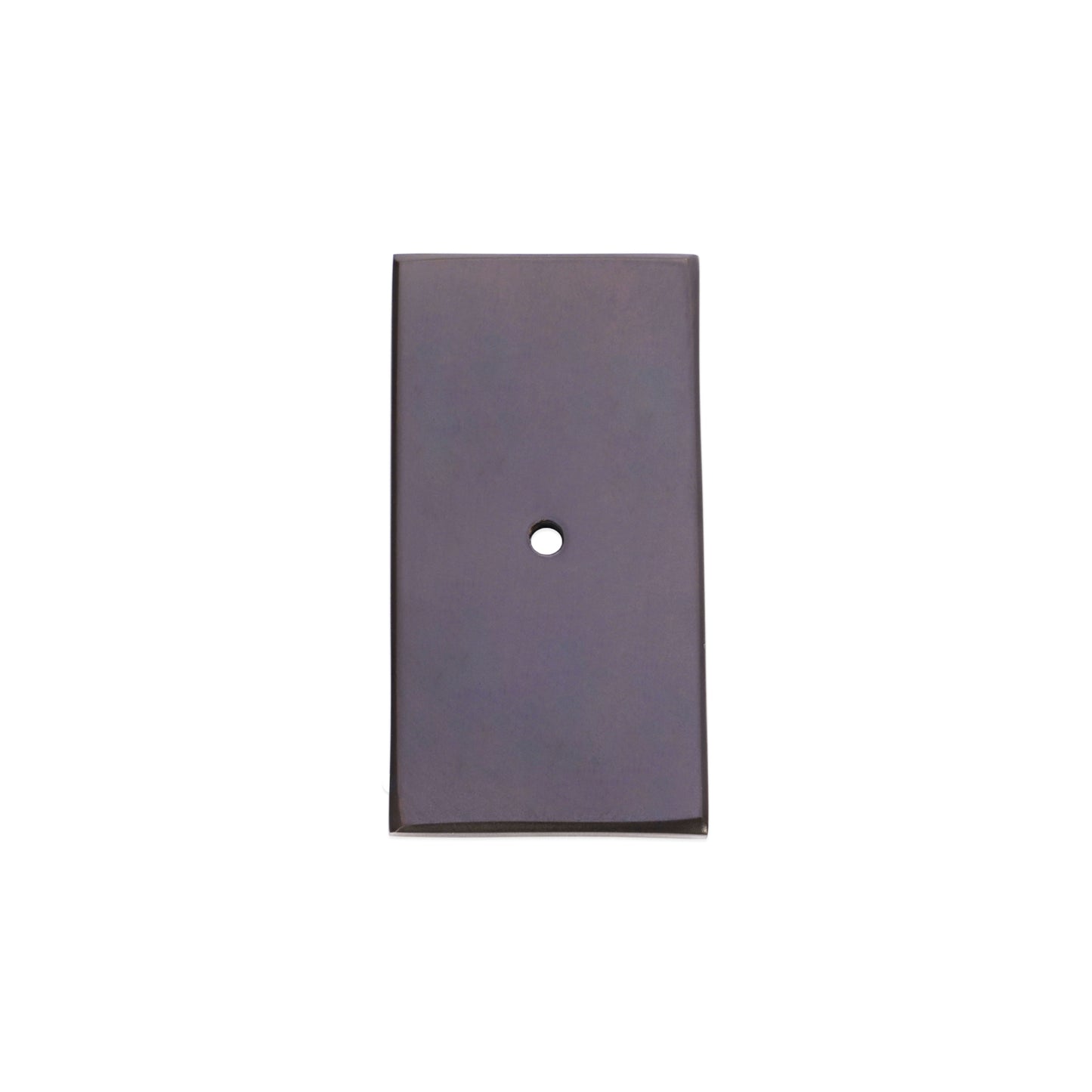 Rectangle Backplate for Cupboard Knobs Aged Bronze