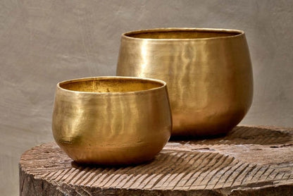 Atsu Brass Planter