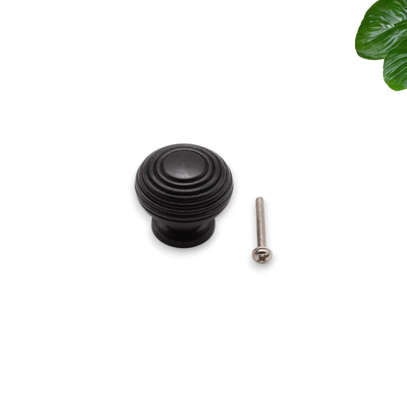 Ebonised Beehive Small Cupboard Knob