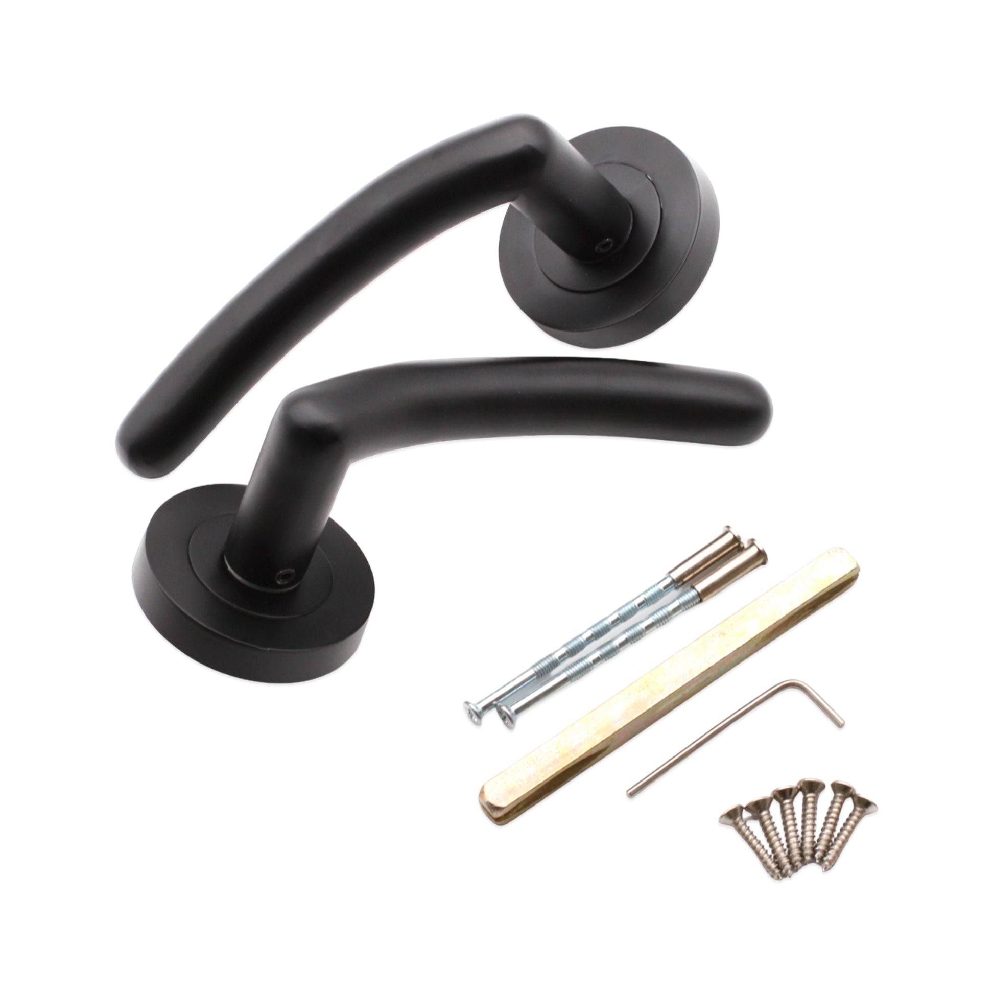 Lever on Rose Door Handle Home Decor
