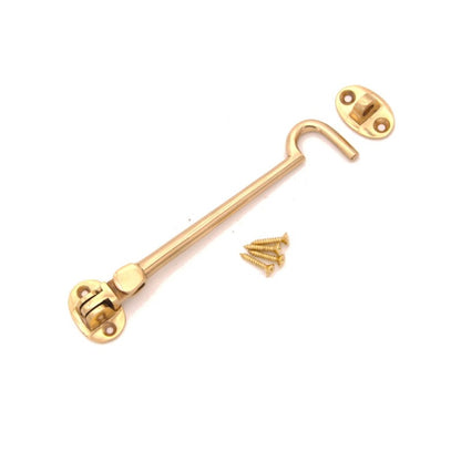 Polished Brass Cabin Hook Home Decor