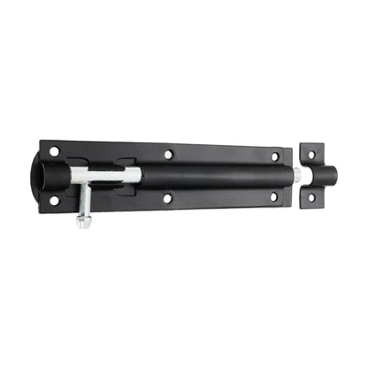 Black Straight Barrel Bolt Home Decor   