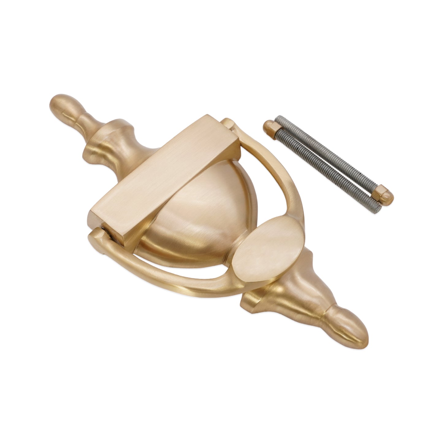 Satin Brass Victorian Door Knocker Home Decor