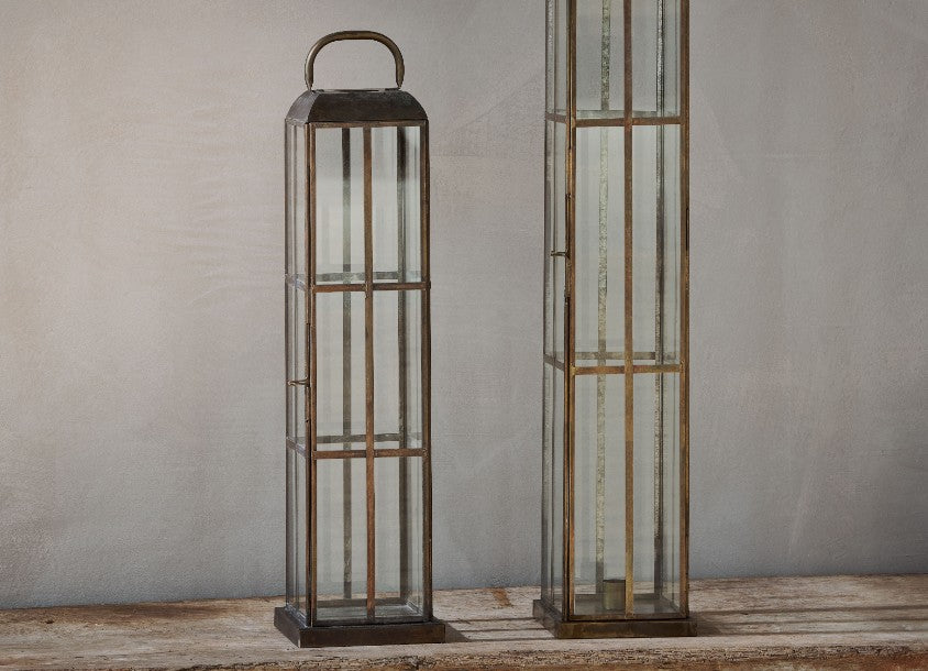 Vemula Lantern - Antique Brass