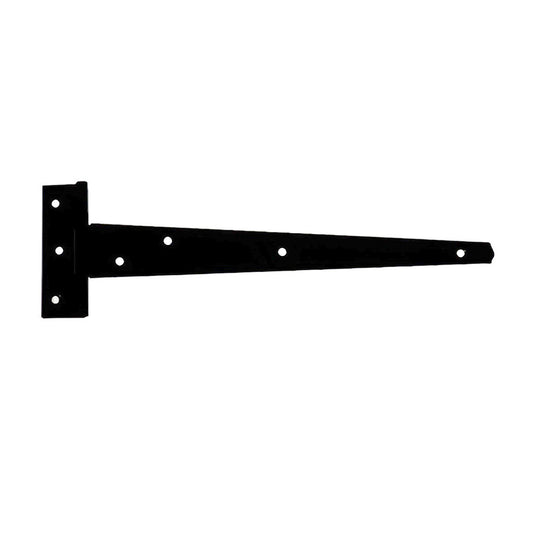 Iron Tee Hinge Standard 10" (250mm) Black – Sold Individually