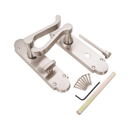 Lever on Backplate Door Handle Home Decor