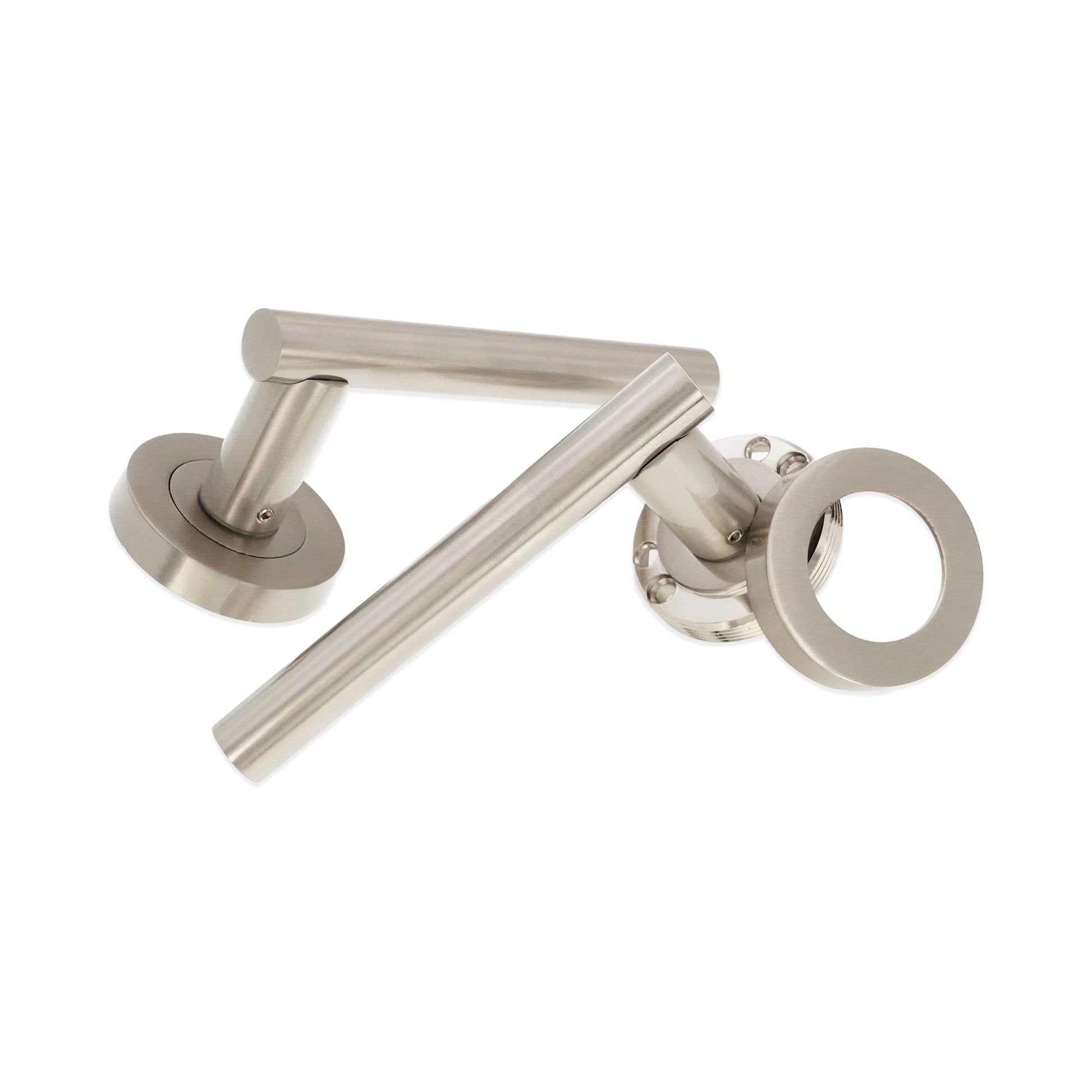 Satin Nickel Jura Lever Door Handle Home Decor