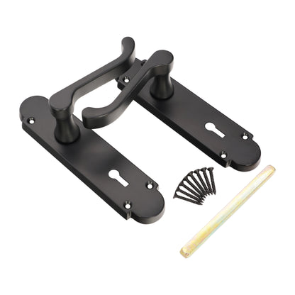 Lever on Backplate Door Handle Home Decor