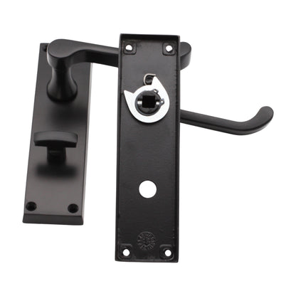 Lever on Backplate Door Handle Home Decor