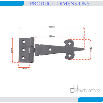 Black Door Hinge Home Decor