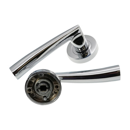 Polished Chrome Leygo Lever Door Handle Home Decor