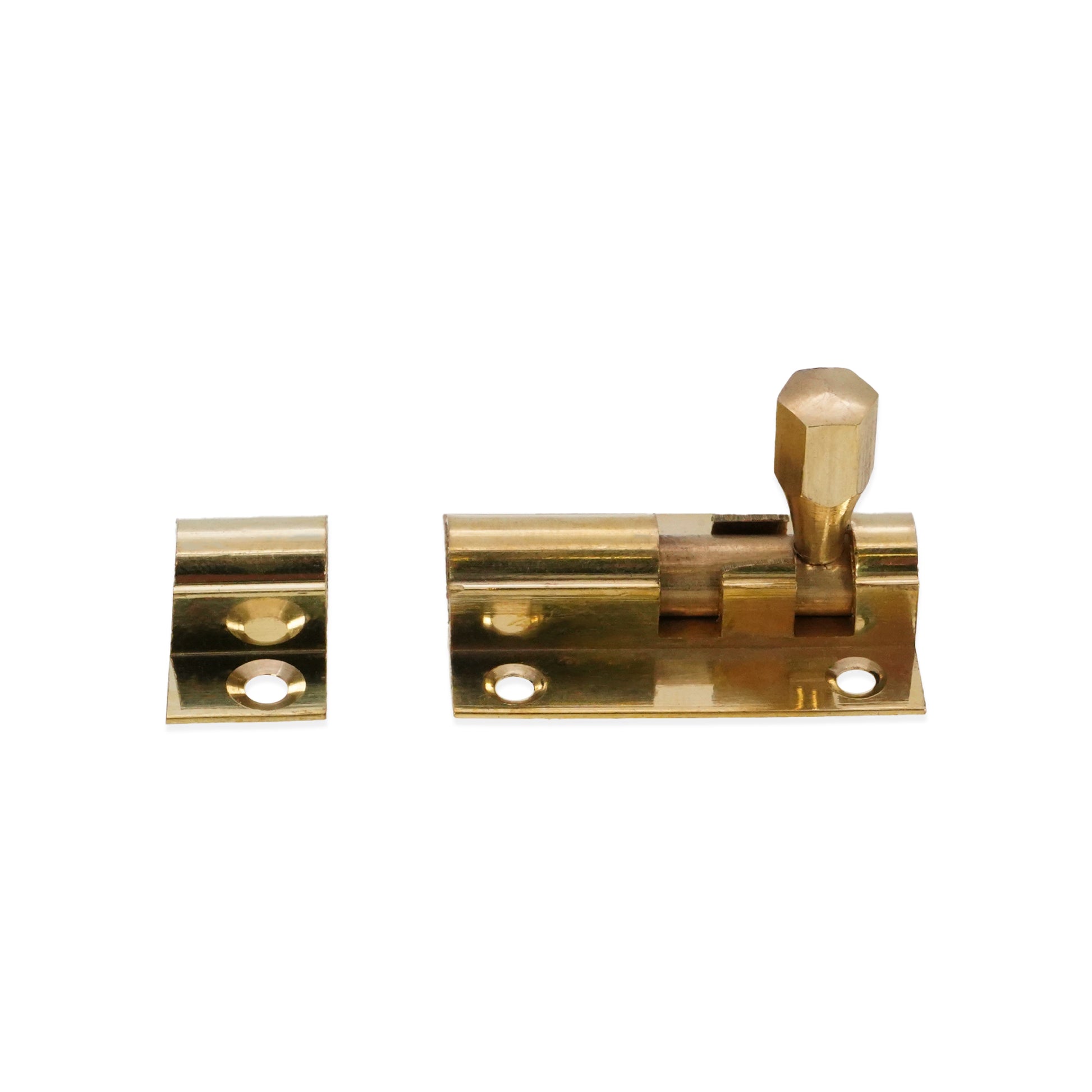 Polished Brass Barrel Bolt Home Decor 