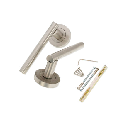 Lever on Rose Door Handle Home Decor