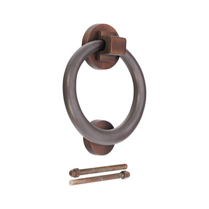 Aged Bronze Ring Door Knocker Home Decor