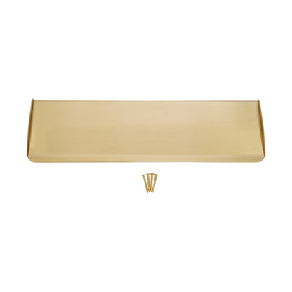 Tidy Flap Letter Plate Cover Satin Brass Home Decor
