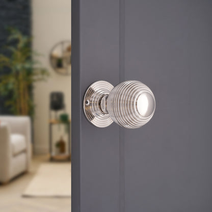 Polished Nickel Door Knob Home Decor  