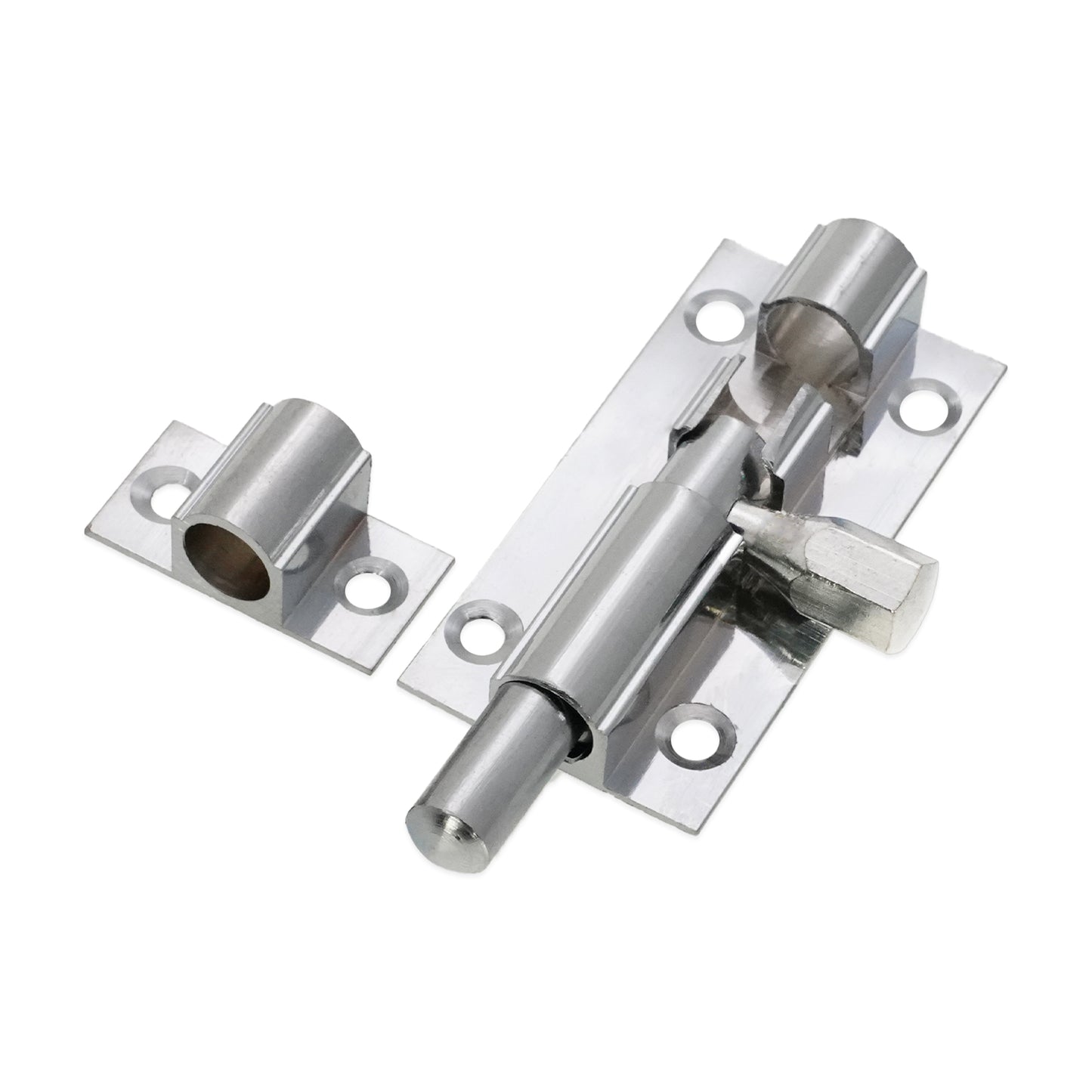 Polished Chrome Brass Barrel Bolt Home Decor