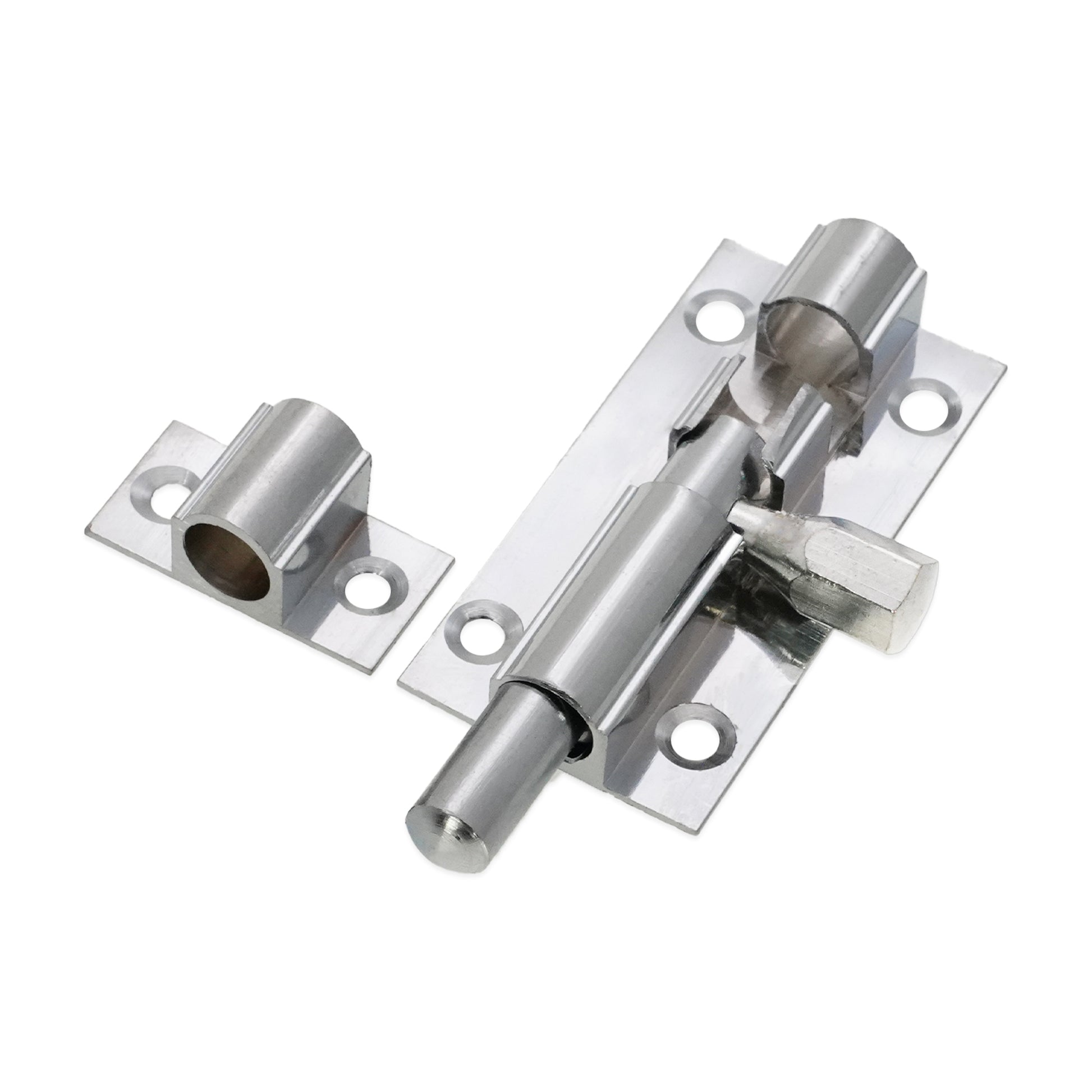 Polished Chrome Brass Barrel Bolt Home Decor