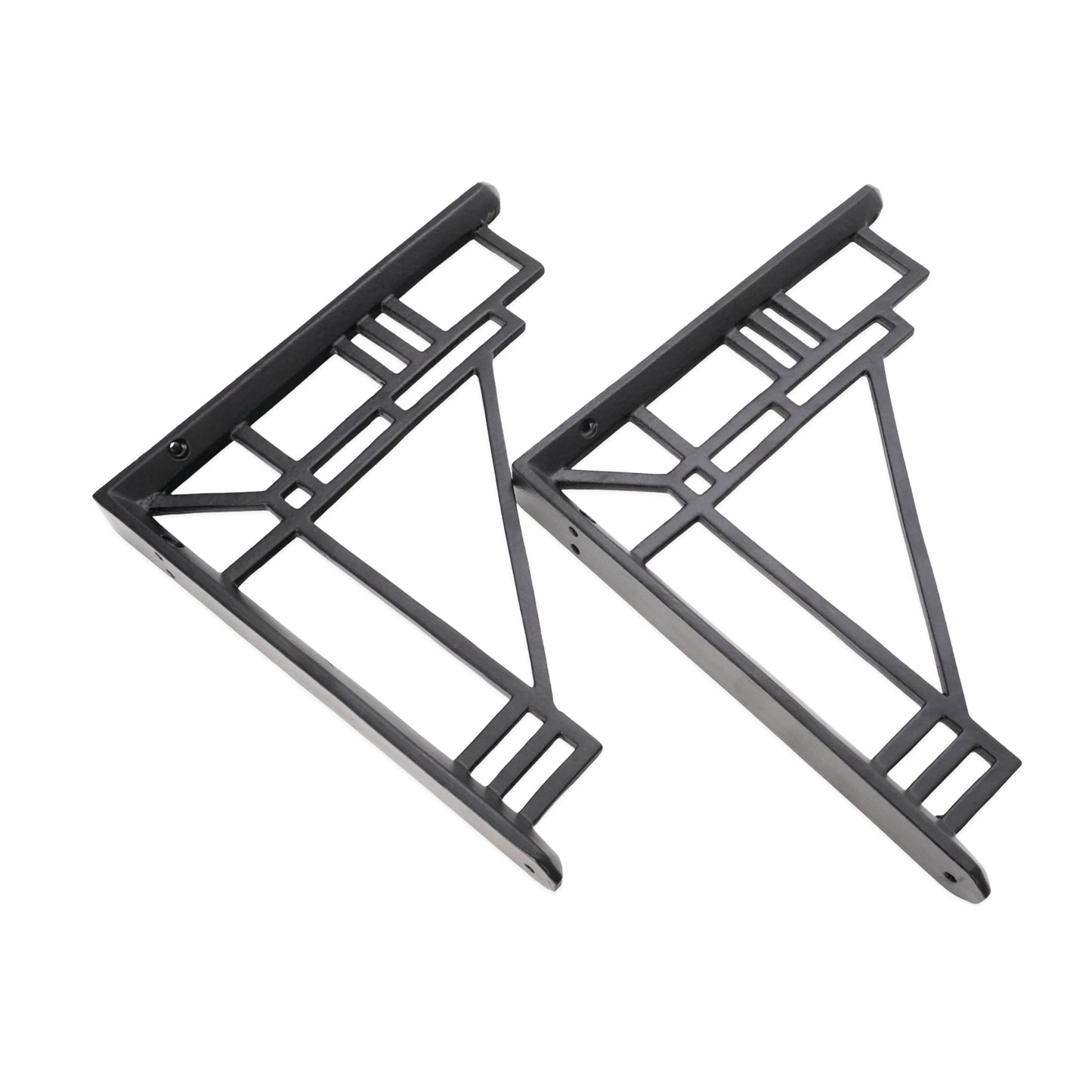 Art Deco Shelf Brackets Black
