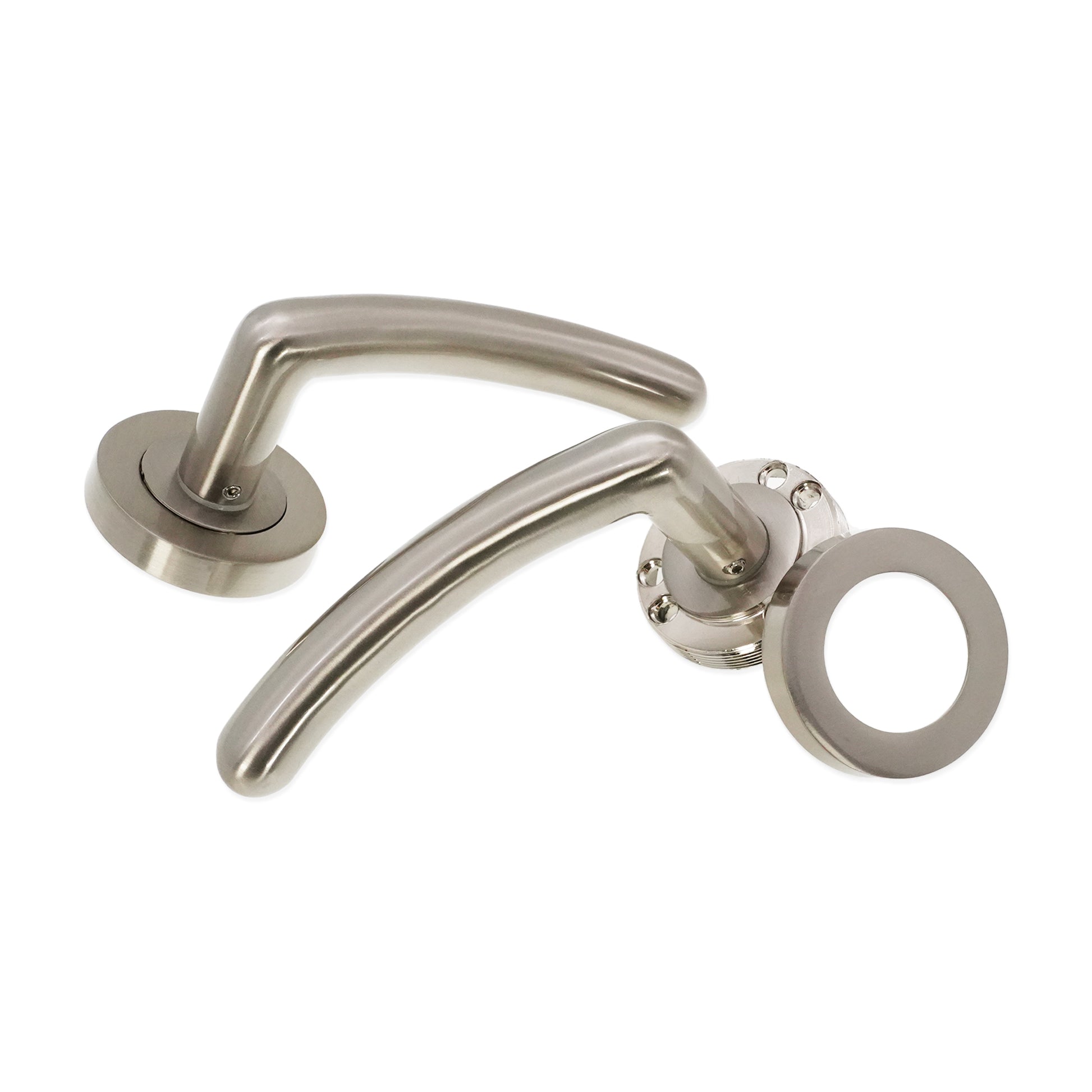 Satin Nickel Lever Door Handle home Decor  