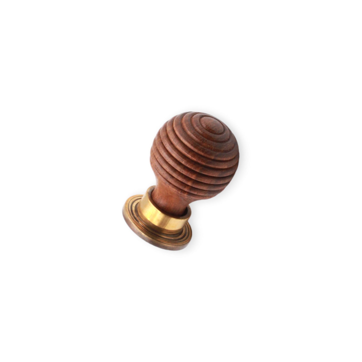 Rosewood Preston Small Cupboard Knob Aged Brass