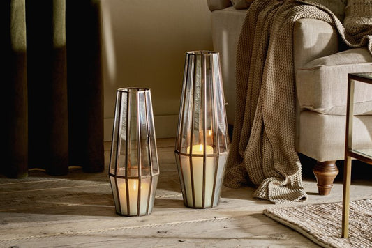 Glass Lantern Home Decor 
