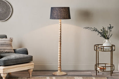 Mango Wood Floor Lamp Home Decor 