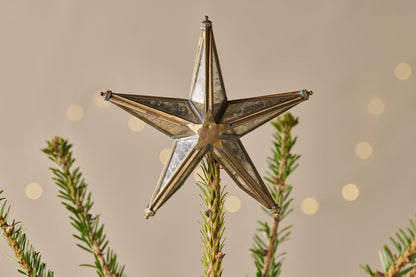 Antique Christmas Star Tree Topper Home Decor