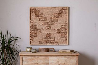 Bawal Wall Art - Cross - Natural