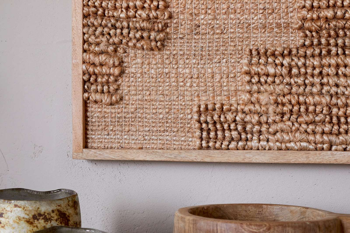 Bawal Wall Art - Cross - Natural
