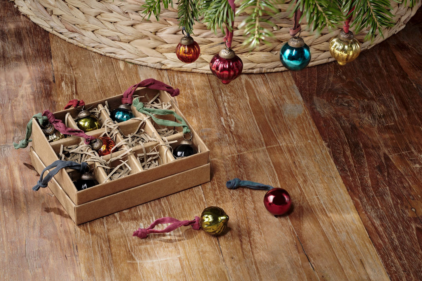 Dew Drop Baubles - Mixed Antique (Set of 12)