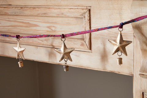 Didi Star Antique Brass Garland