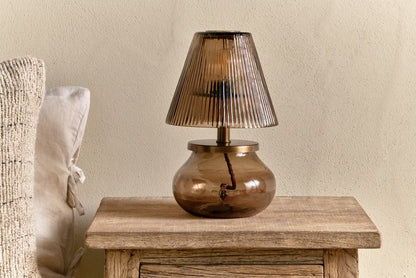 Glass Table Lamp Home Decor 