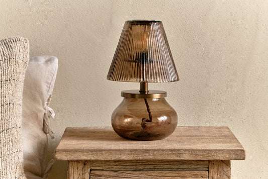 Glass Table Lamp Home Decor 