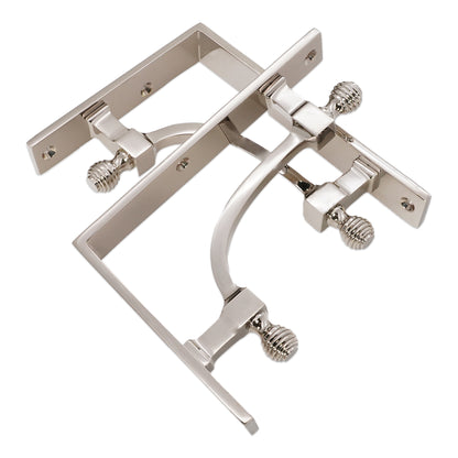 Beehive Small Shelf Bracket Polished Nickel