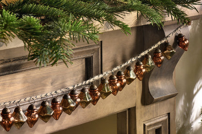 Ekiti Bauble Antique Garland Gold & Rust