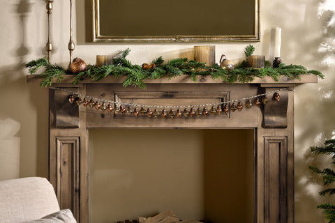 Ekiti Bauble Antique Garland Gold & Rust