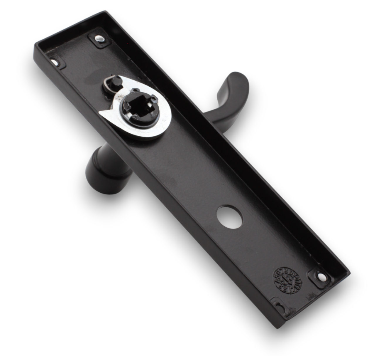 Matt Black Victorian Scroll PRIVACY Lever Handle Home Decor  